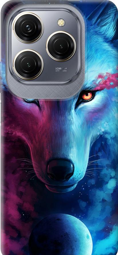 Чехол на Tecno Spark 20 Pro Арт-волк (3999u-3620-42517)