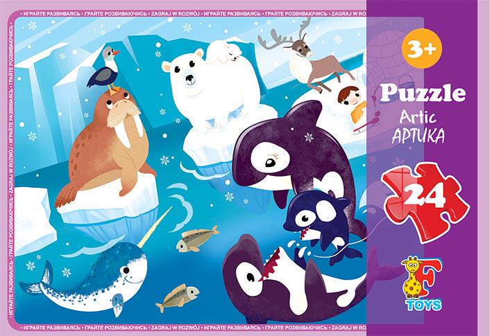 Пазли F-Toys із серії Арктика 24 елементи (MTT-141350) Пазли F-Toys із серії Арктика 24 елементи (MTT-141350)