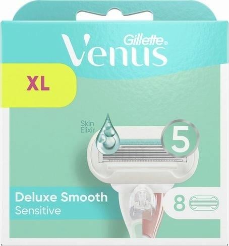 Картриджі змінні для гоління жіночі Venus Deluxe Smooth Sensitive 8 касет - фото 2