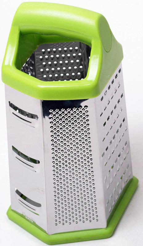 Терка-шинковка Kamille Tampere 6-гранная с пластиковой ручкой - фото 3