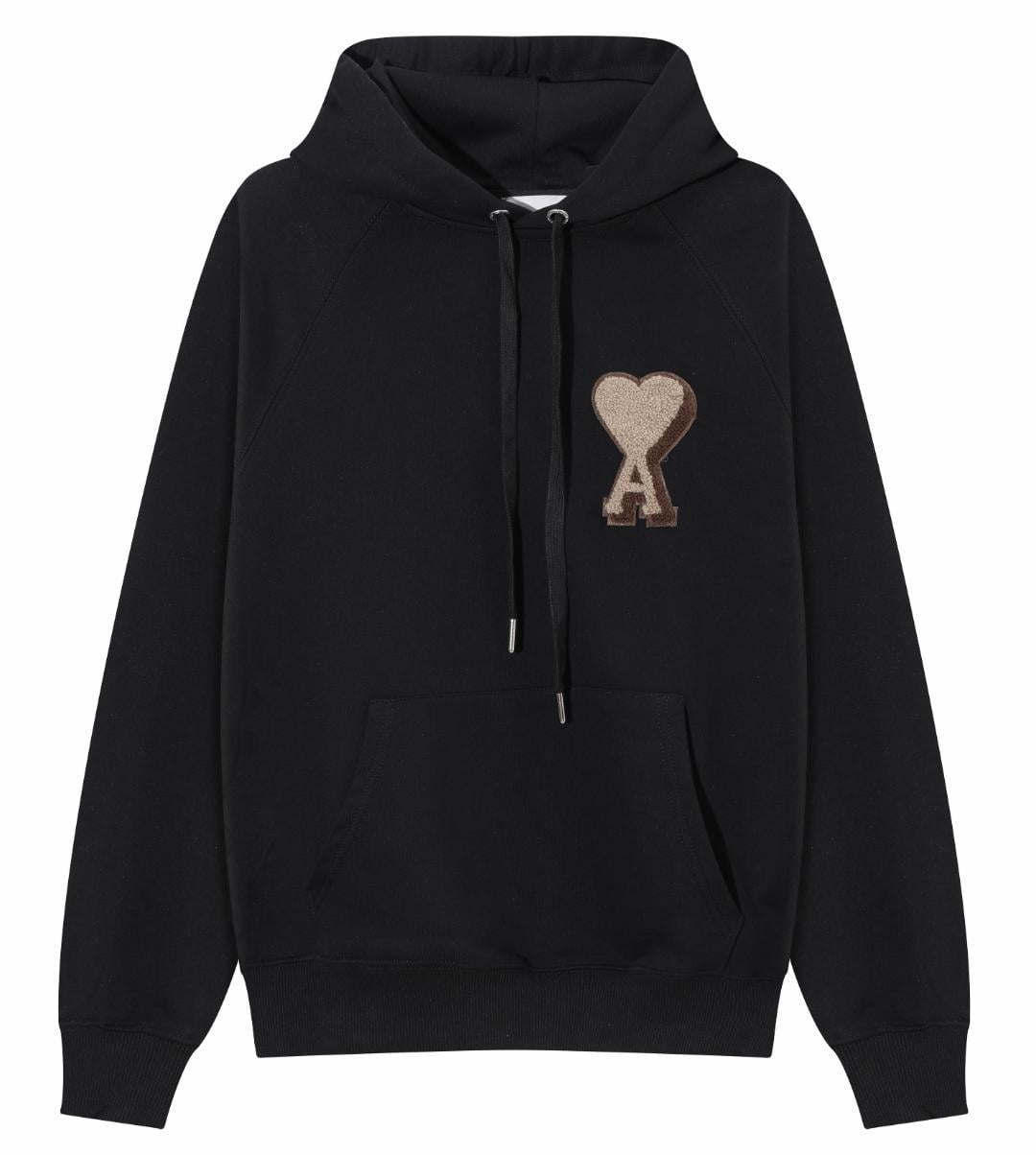 Худи мужское AMI Paris Black Ami De Coeur Hoodie М Черный (AP05001.1M) Худи мужское AMI Paris Black Ami De Coeur Hoodie М Черный (AP05001.1M)