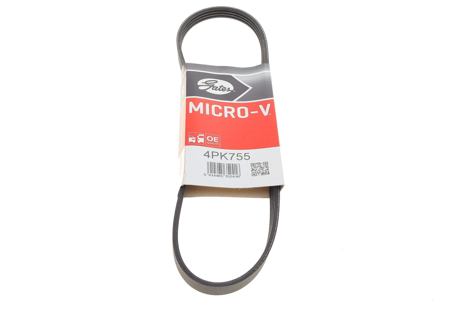 Ремень генератора GATES для Fiat Ducato 1.9D/TD 94-02 (4PK755)