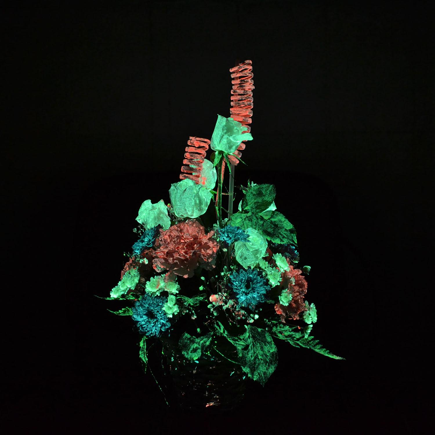 Фарба люмінесцентна Altey Flower світиться для нанесення на квіти 1 кг Зелений із зеленим світінням - фото 5