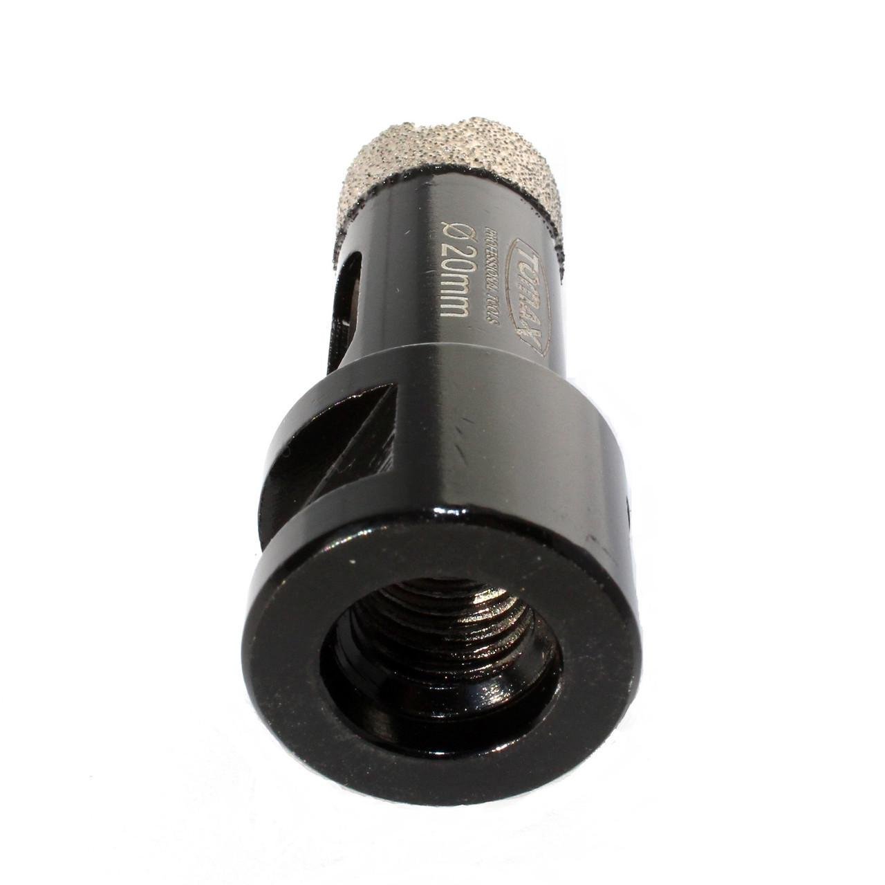 Коронка для плитки/керамогранита TOMAX 20 мм на УШМ/болгарку алмазная (1586311406) - фото 4 Коронка для плитки/керамогранита TOMAX 20 мм на УШМ/болгарку алмазная (1586311406) - фото 4