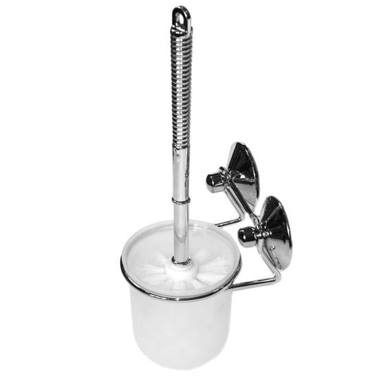 Йоржик для унітазу з підставкою Besser КМ-0516 із хромованої сталі 10х16х33,5 см Сталевий (150-84-0516) Йоржик для унітазу з підставкою Besser КМ-0516 із хромованої сталі 10х16х33,5 см Сталевий (150-84-0516)