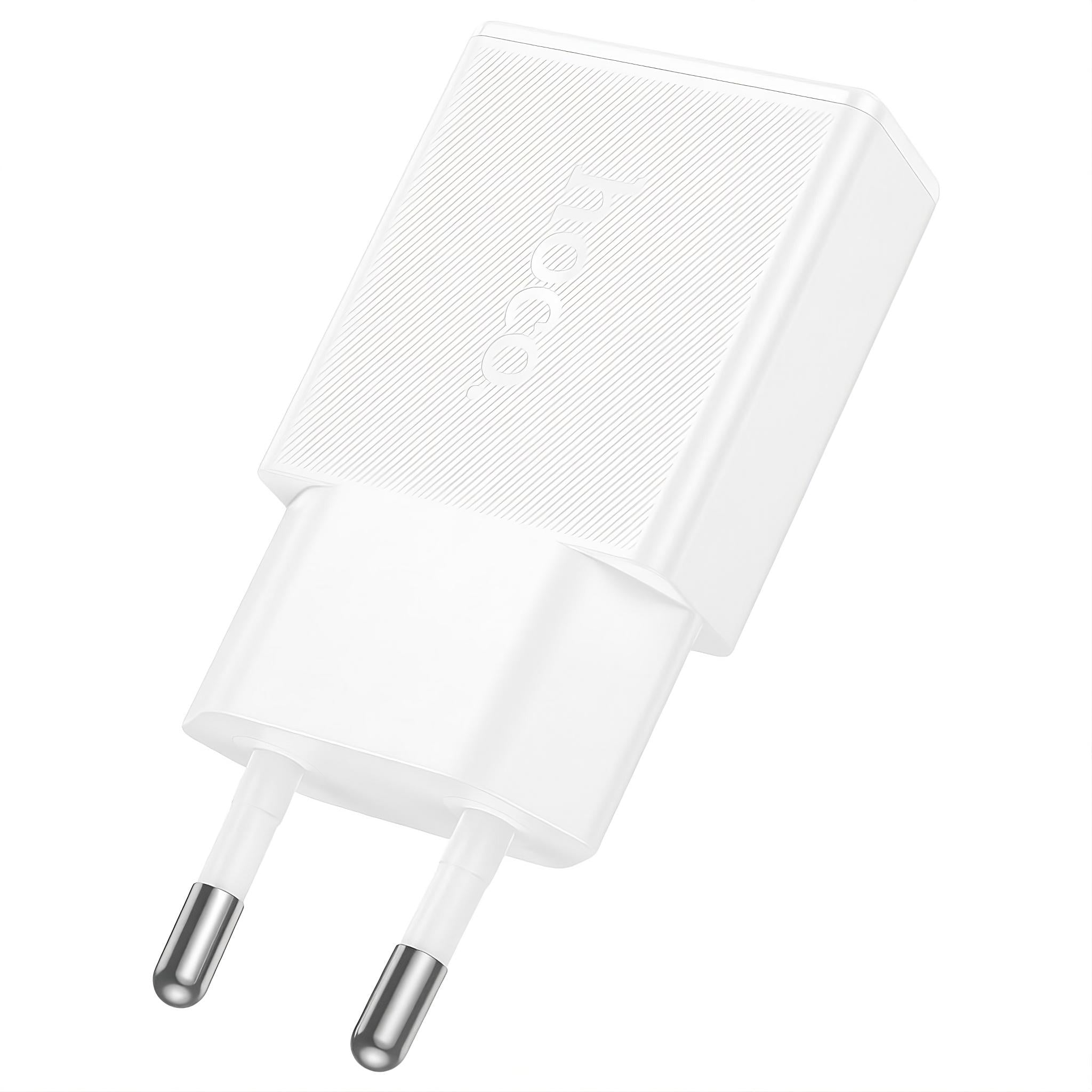 Зарядное устройство сетевое Hoco N72 PD20W с портом USB Type-C быстрая зарядка Белый (30845211)