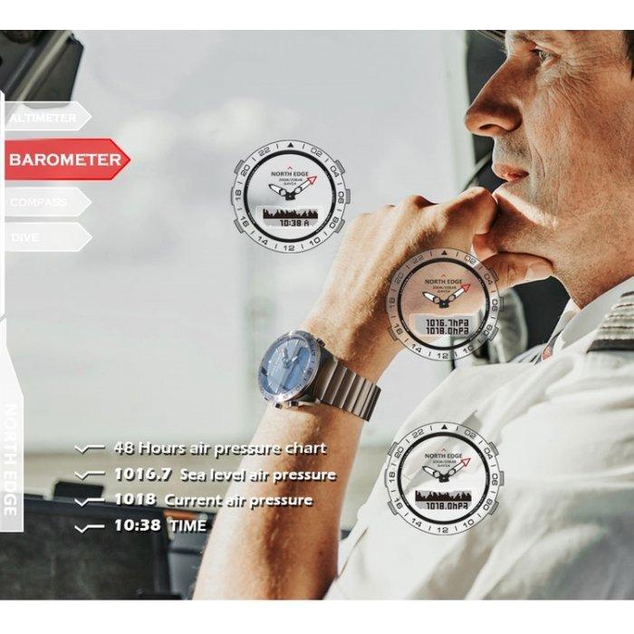 Наручные часы North Edge Gavia (1183623234) - фото 9 Наручные часы North Edge Gavia (1183623234) - фото 9