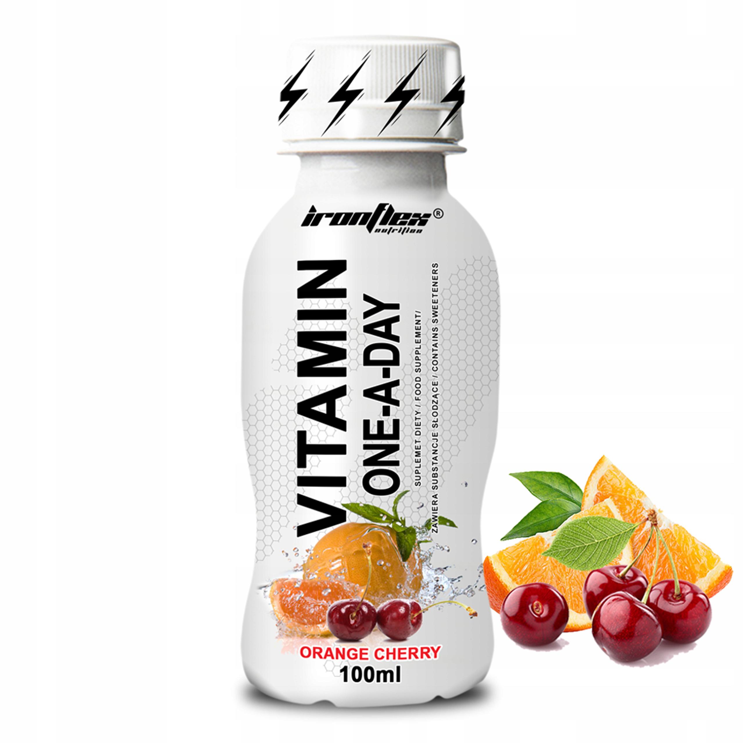 Комплекс витаминно-минеральный Iron Flex Vitamin One-A-Day Shot 12 Orange cherry 100 ml Комплекс витаминно-минеральный Iron Flex Vitamin One-A-Day Shot 12 Orange cherry 100 ml