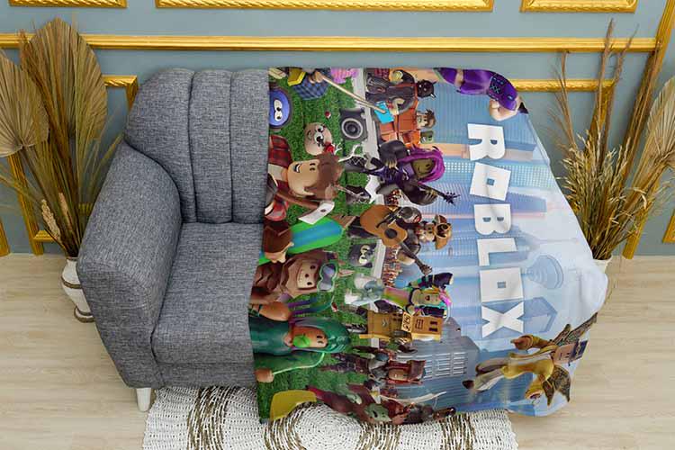 Плед Roblox Game Characters плюш одношаровий 135х150 см (113766)