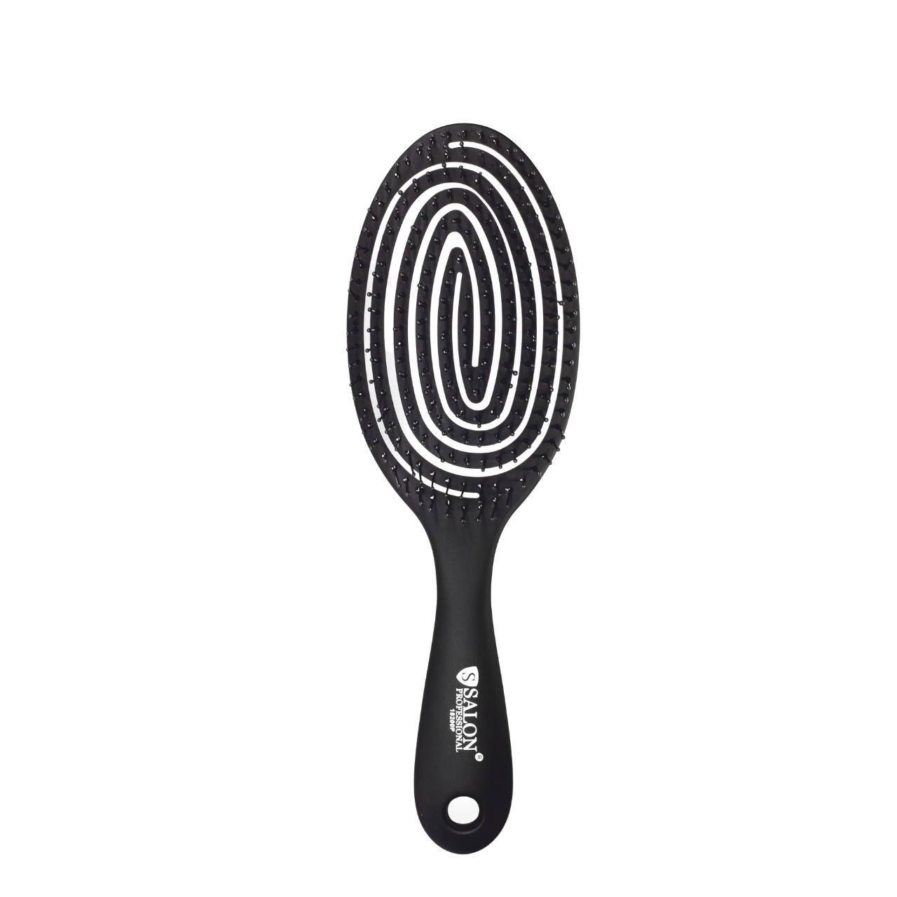 Щетка для волос массажная Salon Professional 18200P SL продувная скелетная Черный