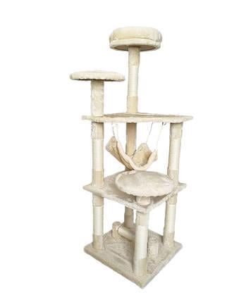 Кігтеточка будиночок для кішок Avko CatTree 1223 Beige - фото 1 Кігтеточка будиночок для кішок Avko CatTree 1223 Beige - фото 1