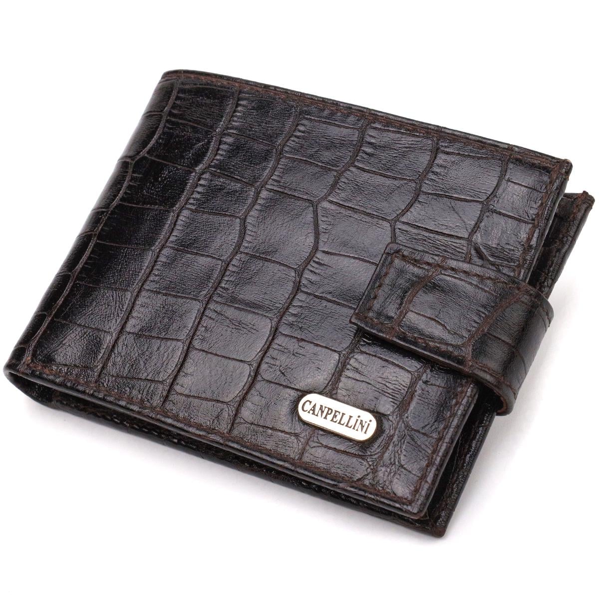 Кошелек мужской кожаный Canpellini 21747 Коричневый (55526)