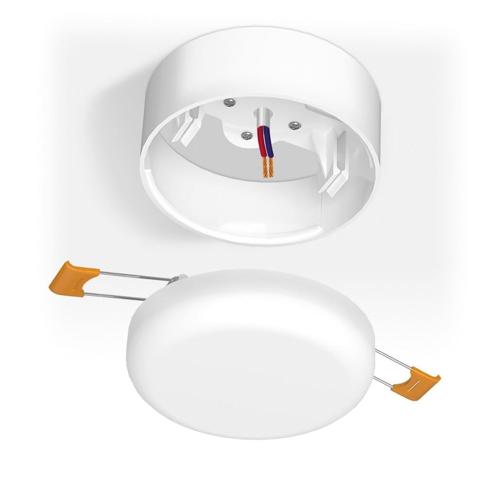 Рамка накладного монтажа безрамочная круглая Videx VL-DLFR-09SF Рамка накладного монтажа безрамочная круглая Videx VL-DLFR-09SF