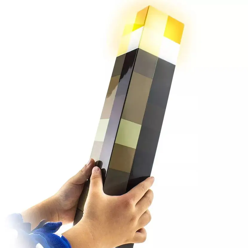 Ночник-светильник Факел Minecraft Майнкрафт LED на аккумуляторе USB - фото 9