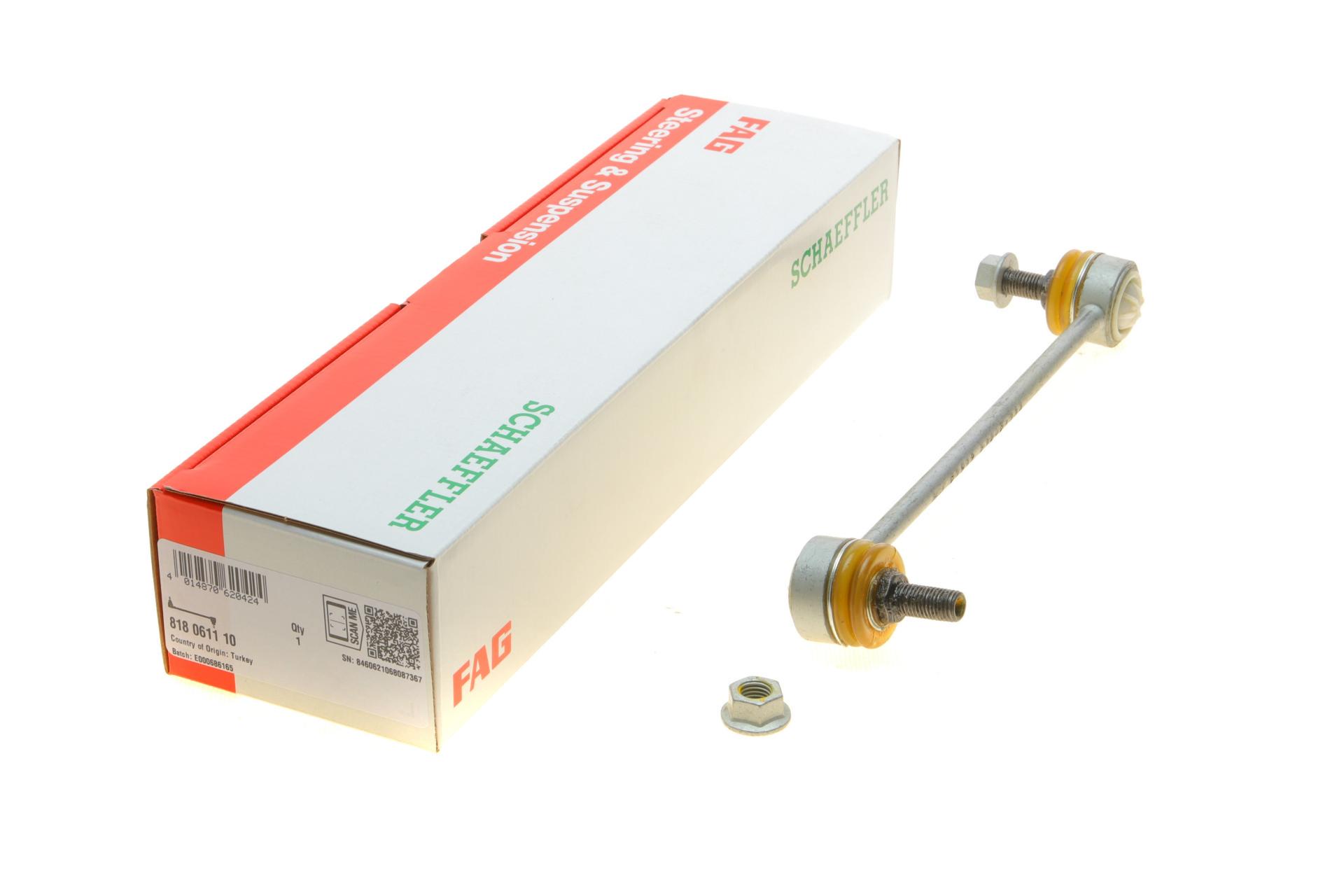 Тяга переднего стабилизатора FAG R Hyundai I10/Kia Picanto 04- (818 0611 10)