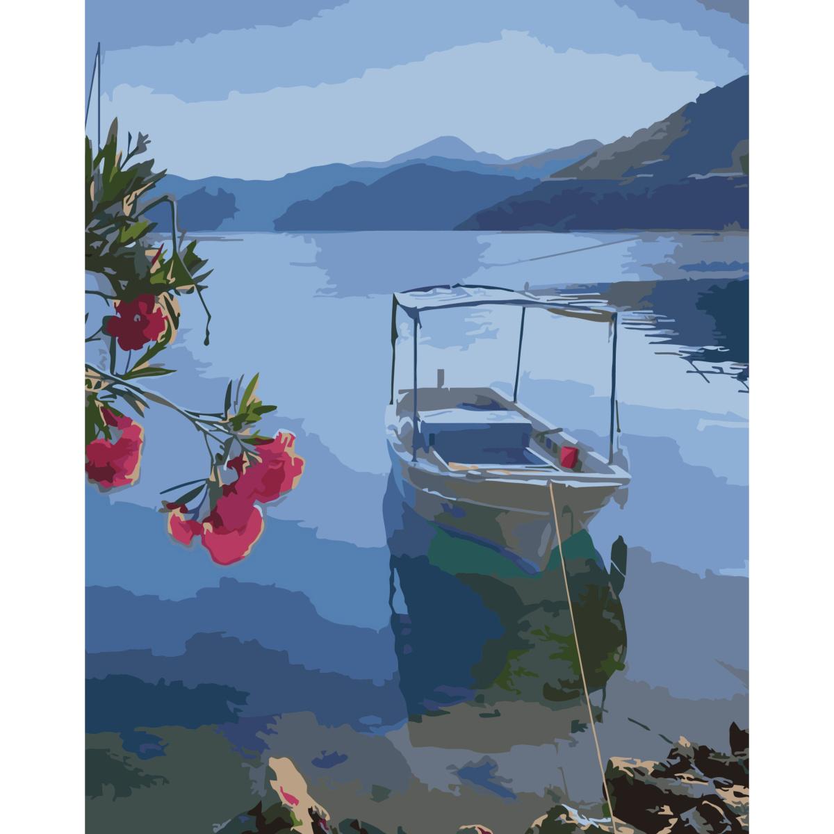 Картина за номерами Strateg Преміум Човник 40x50 см (SY6752) Картина за номерами Strateg Преміум Човник 40x50 см (SY6752)