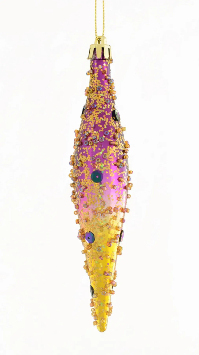 Игрушка на елку Подвеска Бетрия 15 см Песочный (TY-5-R-303)