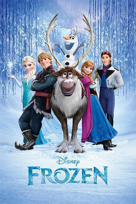 ᐉ Постер плакат Холодное Сердце/Frozen Cast 61x91,5 см