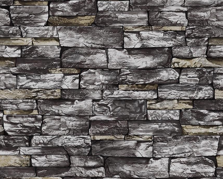 Обои моющиеся Континент 2201 Брекчия 0,53x10,05 м Серый (2000000554327)