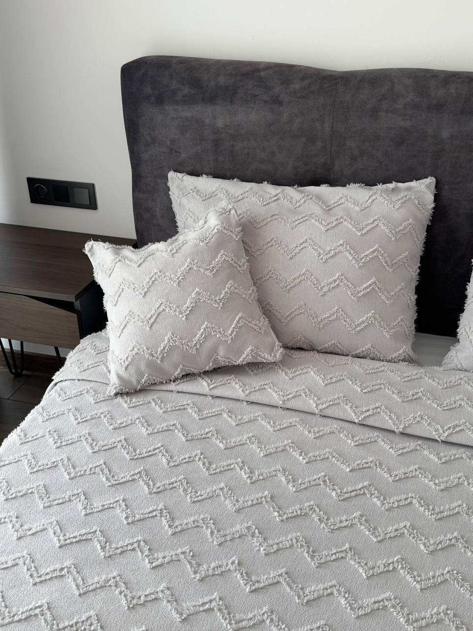 Покрывало Хельга 200x250 см Серый (20774-8-200x250cm) - фото 5