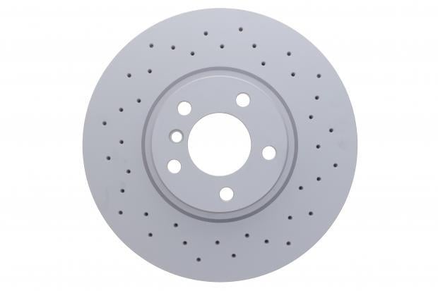 Тормозной диск передний ZIMMERMANN для BMW X5 E70/F15/F85/X6 E71/E72/F16/F86 07- с отверстиями вентилируемый 348x30 мм (150.3448.52)