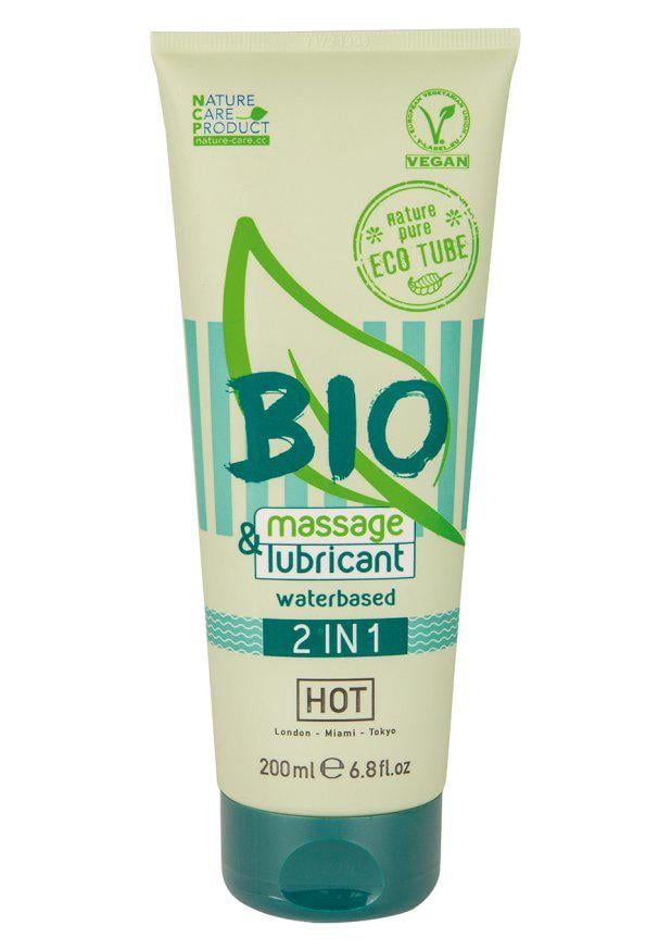 Лубрикант-масажний гель Hot Bio Line 2в1 200 мл (37990345)