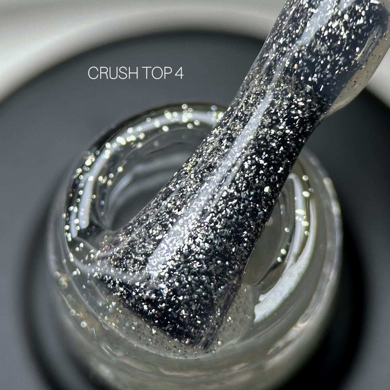 Топ светоотражающий для гель-лака без липкого слоя Saga Crush Top №04 9 мл