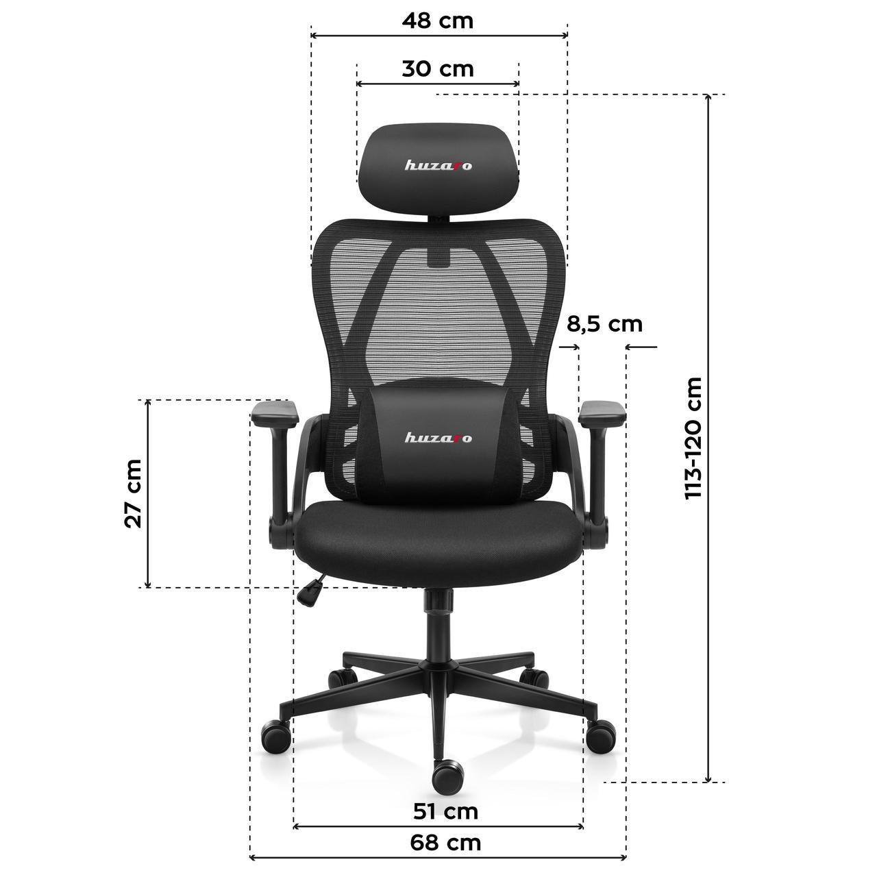 Крісло Huzaro Combat 2.7 Black (Combat 2.7 Black) - фото 9 Крісло Huzaro Combat 2.7 Black (Combat 2.7 Black) - фото 9