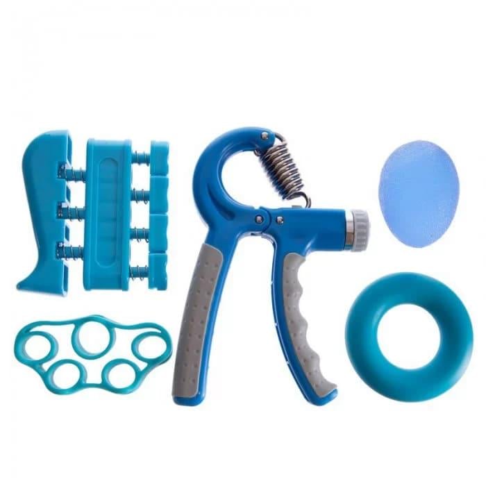 Набір еспандерів кистьових OSPORT 5 шт. 10-60 кг Синій (MS 4226) - фото 1 Набір еспандерів кистьових OSPORT 5 шт. 10-60 кг Синій (MS 4226) - фото 1