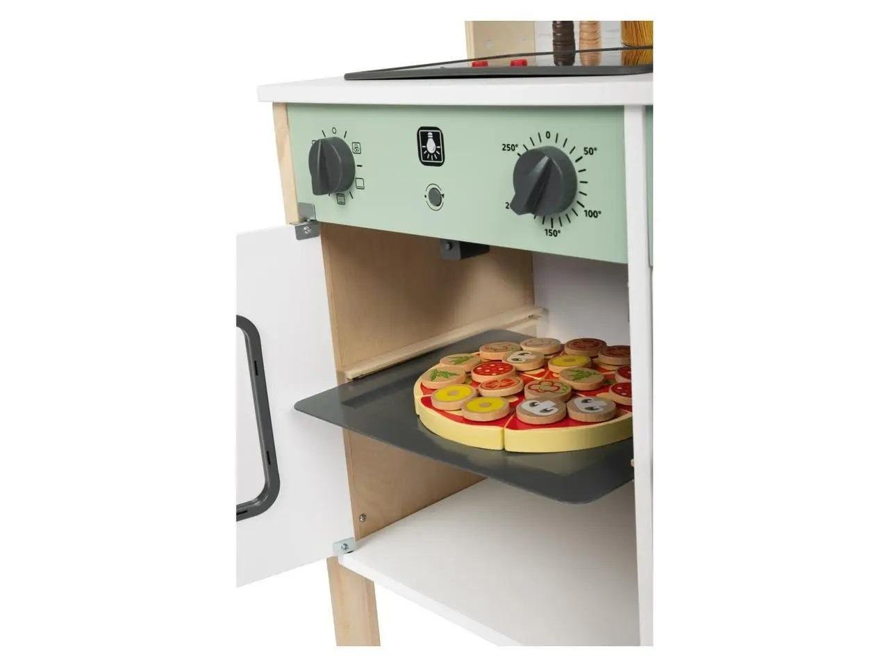 Игрушечная деревянная кухня со светом звуками и посудой (id_1218) - фото 5 Игрушечная деревянная кухня со светом звуками и посудой (id_1218) - фото 5