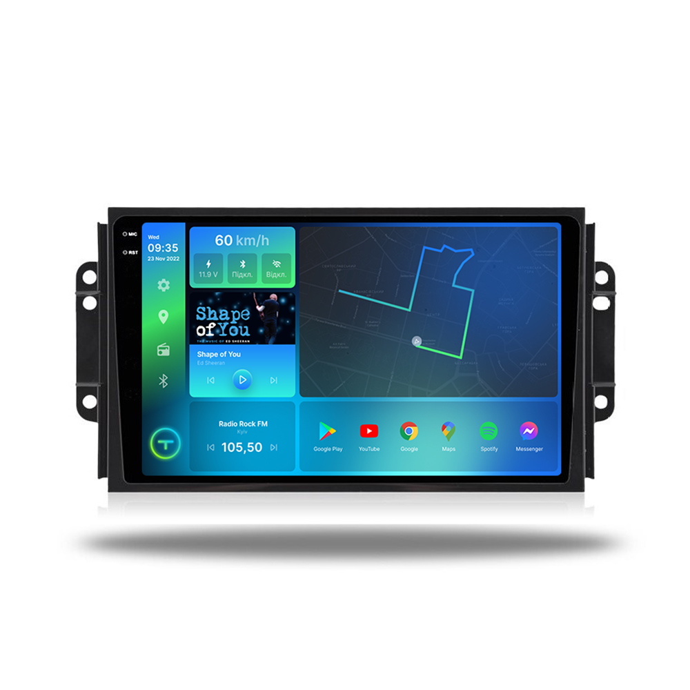 Магнитола штатная Torssen 2K Chery Tiggo 3 16+ FL9 4+64Gb 4G Carplay DSP (202305540)