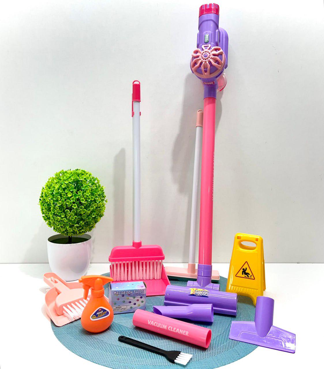 Детский игровой набор Limo Toy для уборки с пылесосом 62 см Фиолетовый (096-60A-B) - фото 3 Детский игровой набор Limo Toy для уборки с пылесосом 62 см Фиолетовый (096-60A-B) - фото 3