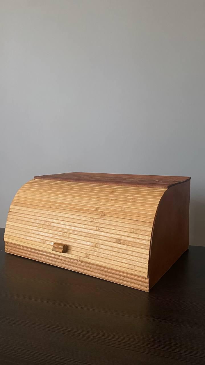 Хлебница деревянная с гибкой крышкой 29х37х28 см (344) Хлебница деревянная с гибкой крышкой 29х37х28 см (344)