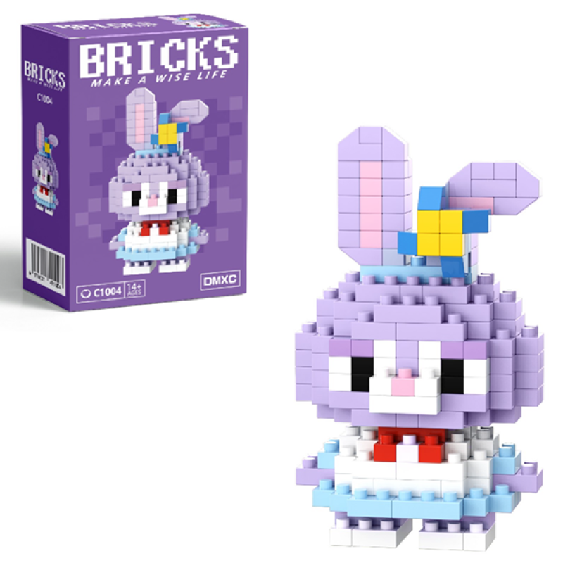 Конструктор фигурка BRICKS пиксели Зайчик Stella Duffy and Friends 180 деталей (C1004) Конструктор фигурка BRICKS пиксели Зайчик Stella Duffy and Friends 180 деталей (C1004)