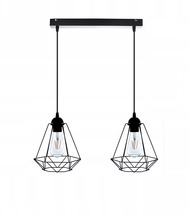 Люстра подвесная Sirius S6309-2 BK лофт