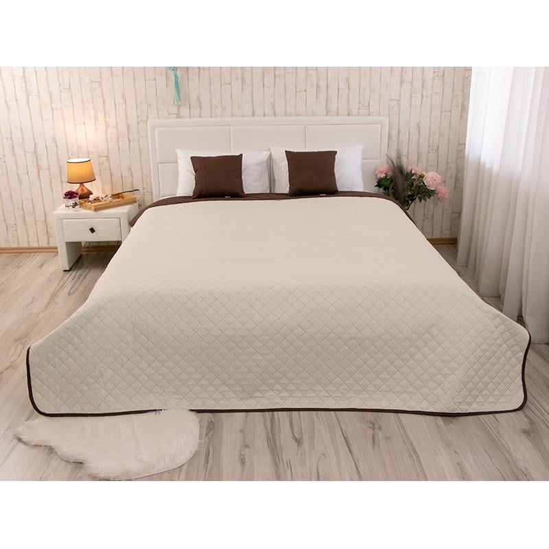 Покривало двостороннє Руно 212x240 см Блакитний (28092647) - фото 2 Покривало двостороннє Руно 212x240 см Блакитний (28092647) - фото 2