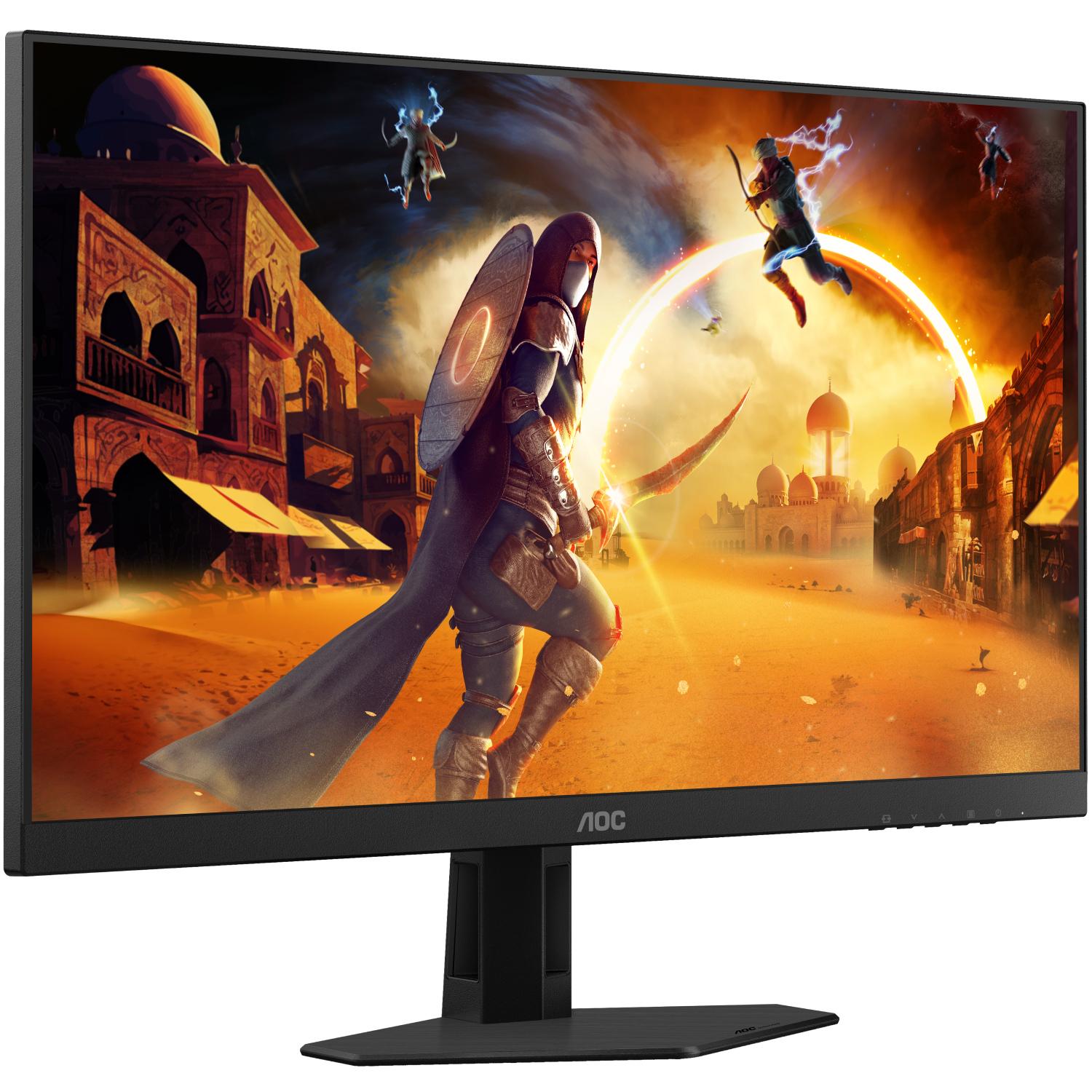 Монитор AOC 27G4HRE 27" Fast IPS 200 Гц 2хHDMI/DP колонки Black/Red (27G4HRE) - фото 2 Монитор AOC 27G4HRE 27" Fast IPS 200 Гц 2хHDMI/DP колонки Black/Red (27G4HRE) - фото 2