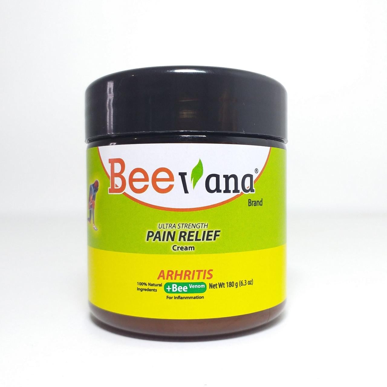 Крем от боли для суставов и мышц Beevana +Bee-Venom с пчелиным ядом 180 г (X-2092)