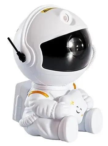 Нічник-проектор зоряного неба Star Астронавт лазерний від USB mini із пультом Білий (2213001011) Нічник-проектор зоряного неба Star Астронавт лазерний від USB mini із пультом Білий (2213001011)