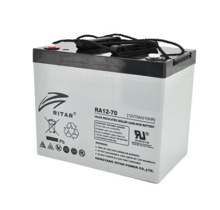 Акумуляторна батарея для ДБЖ AGM Ritar RA12-70 12V 70Ah F5 M8/F11 M6 Grey (27918886) - фото 1 Акумуляторна батарея для ДБЖ AGM Ritar RA12-70 12V 70Ah F5 M8/F11 M6 Grey (27918886) - фото 1