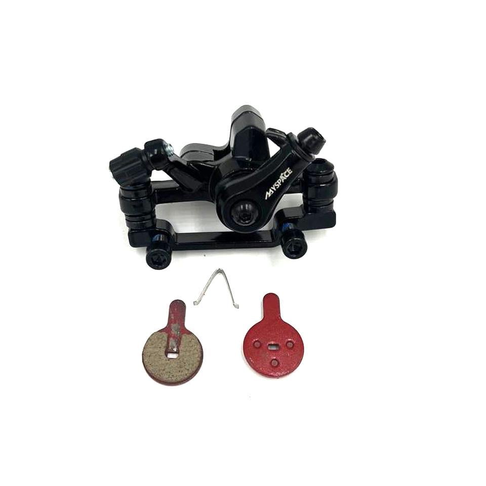 Набор для задних тормозов велосипеда тормозной диск 160 мм и суппорт с колодками - фото 2 Набор для задних тормозов велосипеда тормозной диск 160 мм и суппорт с колодками - фото 2