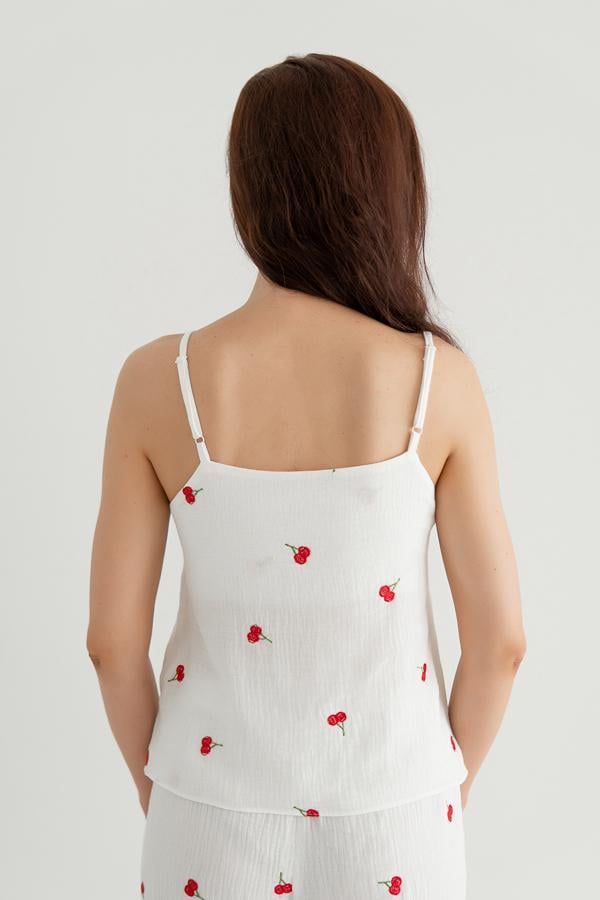 Майка з вишивкою Forli з мусліну S Cherry (ML0082-38-70) - фото 4