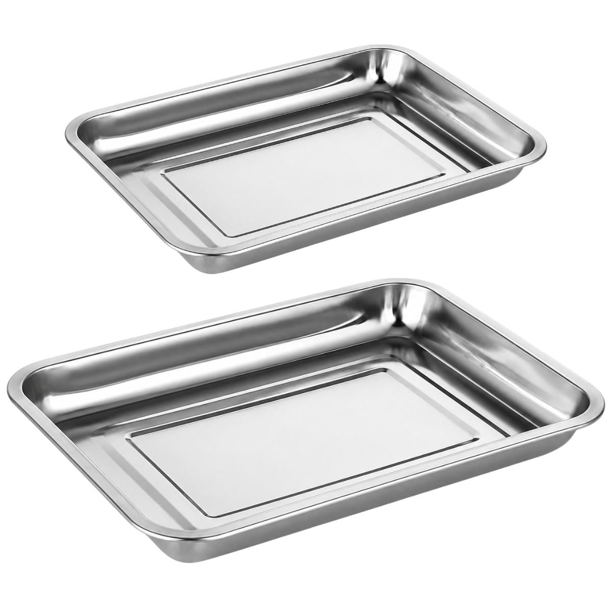 Набор противней из нержавеющей стали A-PLUS 2 шт. 36х27 см/45х35 см