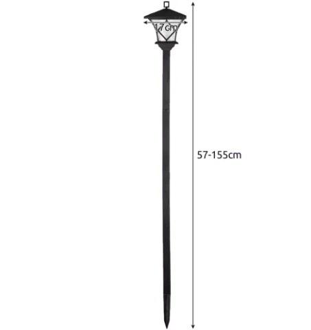 Світильник для саду на сонячній батареї з ефектом полум'я - фото 2