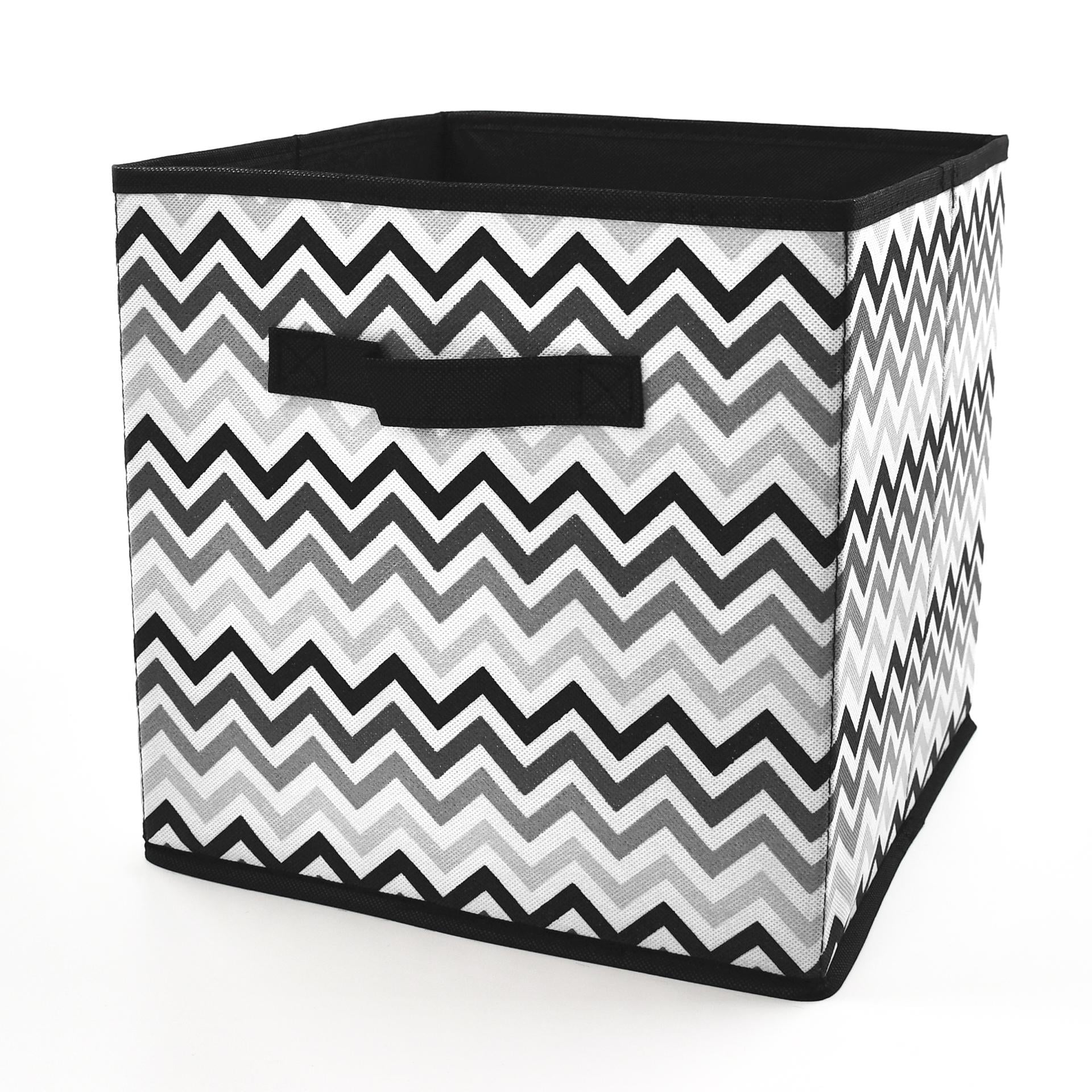 Короб для хранения Handy Home Zigzag 30x30x30 см Черно-белый (ZSH-04) Короб для хранения Handy Home Zigzag 30x30x30 см Черно-белый (ZSH-04)