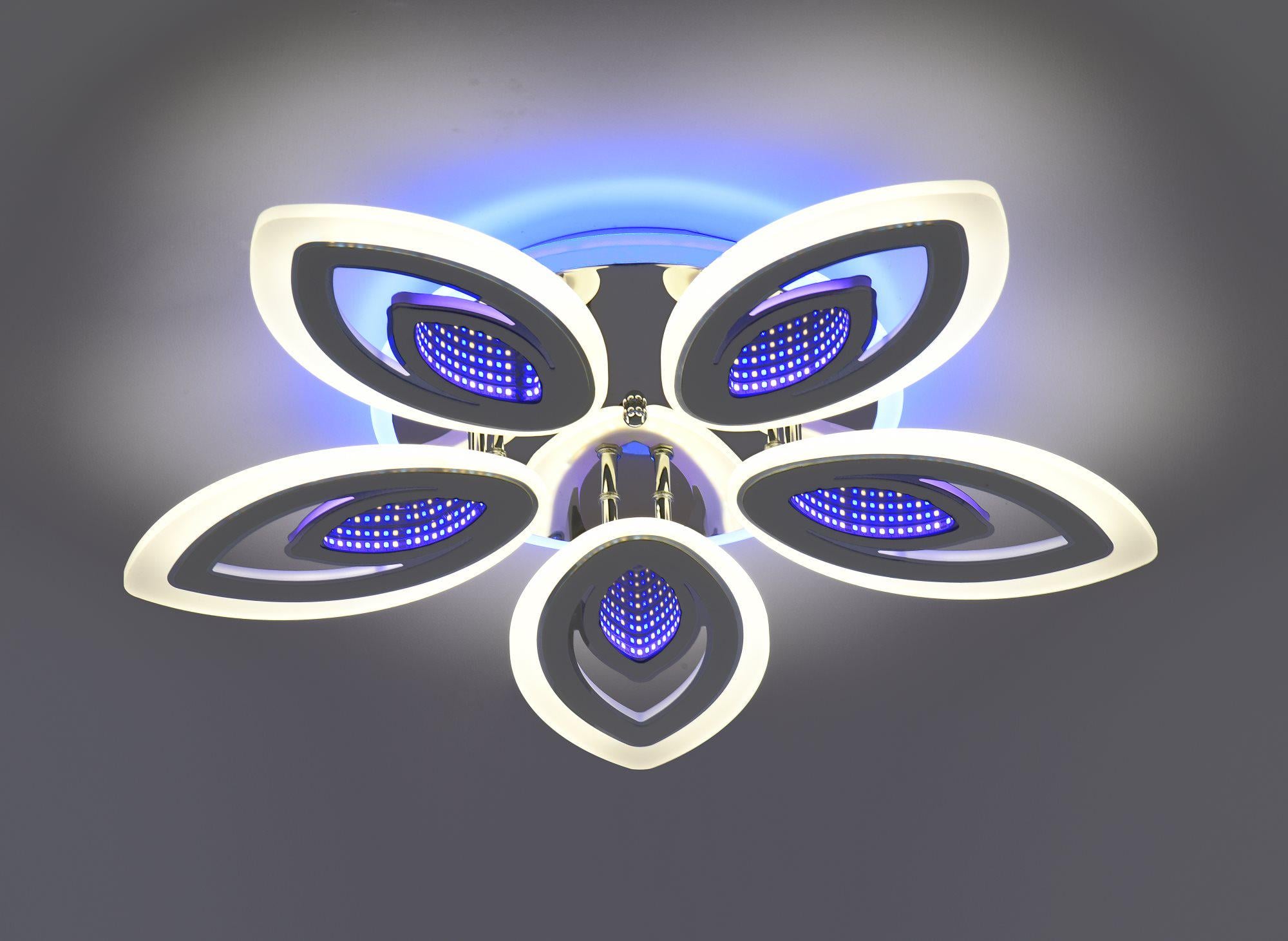 Люстра потолочная VALESO 55525/5 LED Белый/Хром