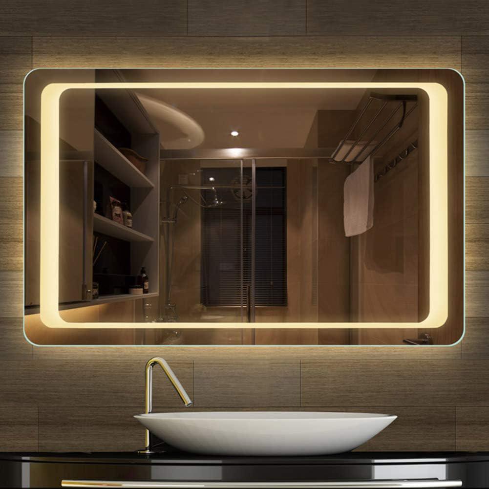 Зеркало Dim Dzerkal GAMA с LED-подсветкой 80х60 см (7911)