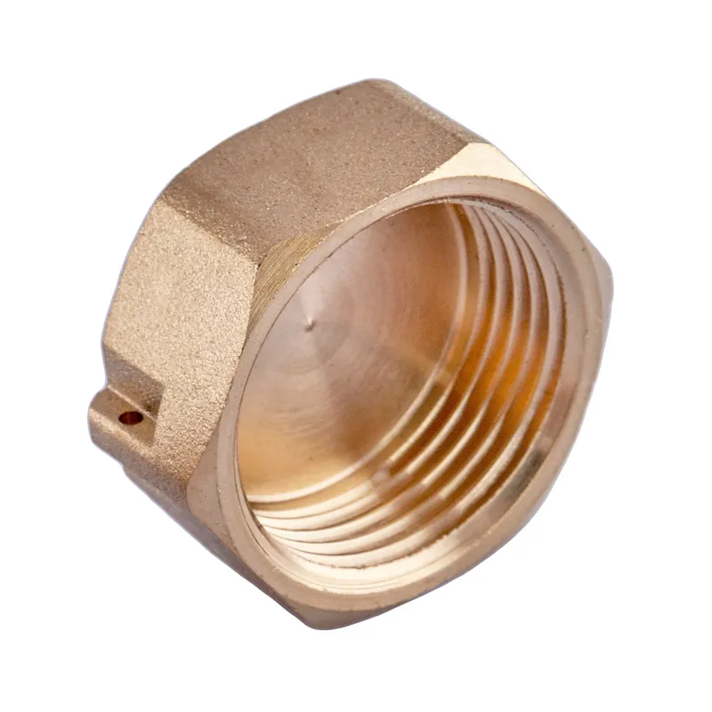 Заглушка KOER KF.P08F.WN CW617N латунь без нікелю 3/4" F (KR5571)