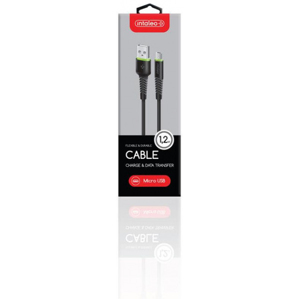 Кабель Intaleo CBFLEXM1 USB-microUSB 1,2 м Black (1283126487453) - фото 4