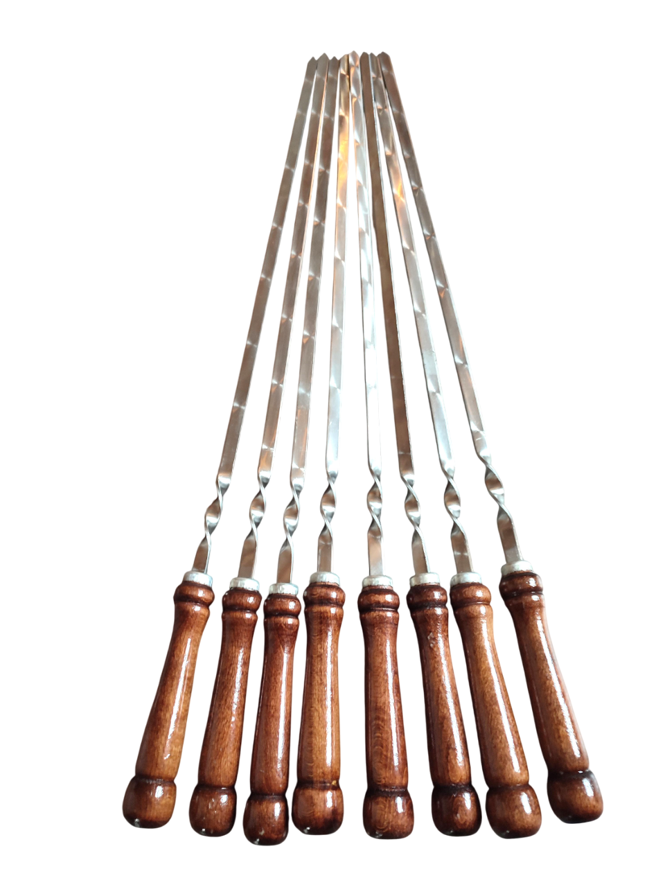 Набор шампуров с лакированной деревянной ручкой 8 шт. 750х3х12 мм (735) - фото 8 Набор шампуров с лакированной деревянной ручкой 8 шт. 750х3х12 мм (735) - фото 8